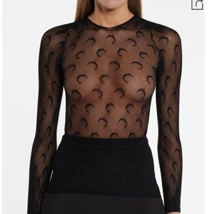 Marine serre fish net top